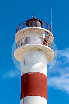 Lighthouse in Rota, Cadiz, Spain photo