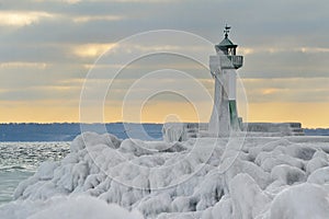 Lighthouse of RÃÂ¼gen island photo