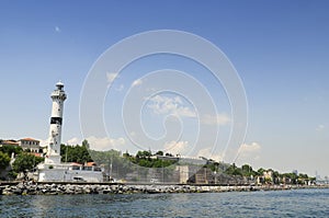 Lighthouse in Sarayburnu, Istanbul - Turkey photo