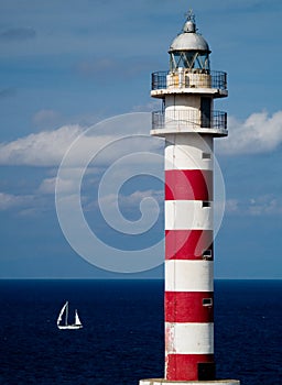 Lighthouse of Sardina del Norte de Gran Canaria photo