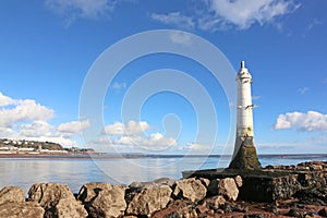 Lighthouse at Shaldon on the River Teign