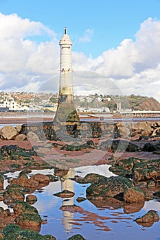 Lighthouse at Shaldon on the River Teign