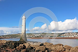 Lighthouse at Shaldon on the River Teign