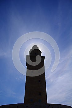 Lighthouse silhouette