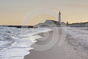 Lighthouse in Skagen in Denmark