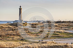 Lighthouse in Skagen in Denmark