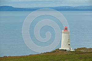Lighthouse Skardsviti in Iceland,Europe