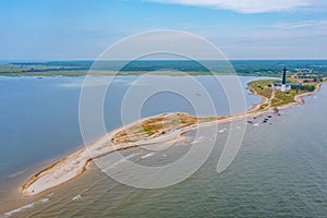 Lighthouse at Sorve peninsula in Estonia