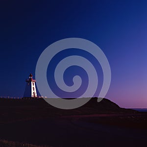 Lighthouse in Souris, PEI photo