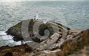 Lighthouse South Stack Lighthouse, Anglesey, Wales, UK