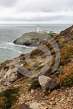 Lighthouse South Stack Lighthouse, Anglesey, Wales, UK