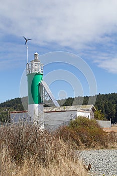 Lighthouse on the spit photo