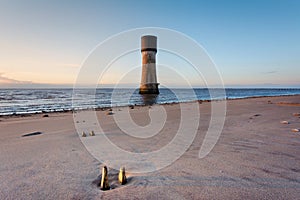 Lighthouse at sunset
