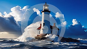 lighthouse during a storm1