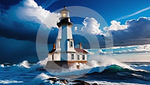 lighthouse during a storm1