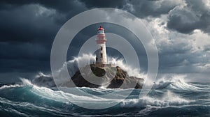 lighthouse during a storm1