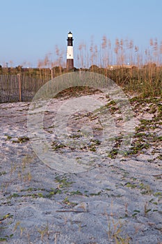 Lighthouse at sunrise