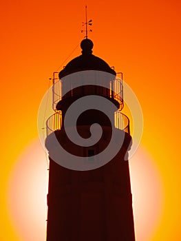 Lighthouse sunset