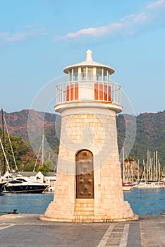 Lighthouse at sunset