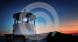 Lighthouse at Sunset