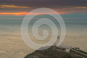 Lighthouse at Sunset,South Stack, Anglesey,North Wales
