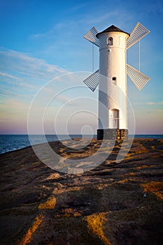 Lighthouse in Swinoujscie photo