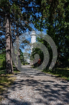 The lighthouse Tall Erik at the northern tip of the Baltic island of Oland