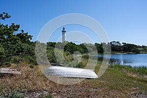 The lighthouse Tall Erik at the northern tip of the Baltic island of Oland