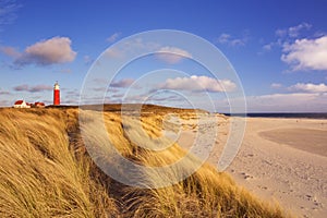 Lighthouse on Texel island in The Netherlands