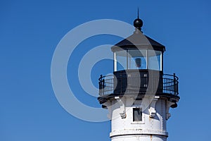 Lighthouse Tower Against Blue Sky