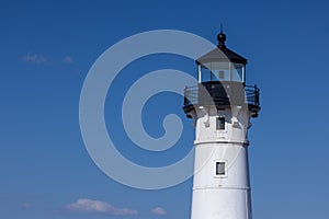 Lighthouse Tower Against Blue Sky