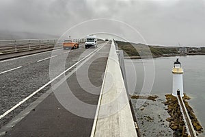 Lighthouse under the Isle of Skye bridge