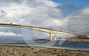 Lighthouse under the Isle of Skye bridge