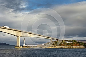 Lighthouse under the Isle of Skye bridge