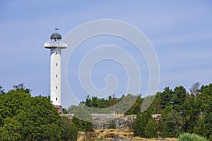 Unos Torn Lighthouse, Vastervik, Sweden photo