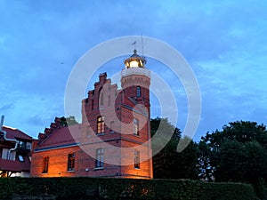 Lighthouse in Ustka, Poland