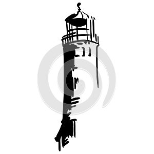 Lighthouse vector, eps Hand drawn, Vector, Eps, Logo, Icon, crafteroks, silhouette Illustration for different uses