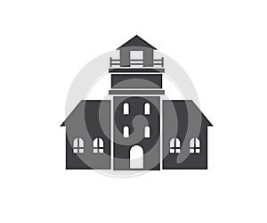 Lighthouse Vector Outline Icon