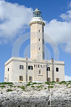 Lighthouse of Vieste on Puglia