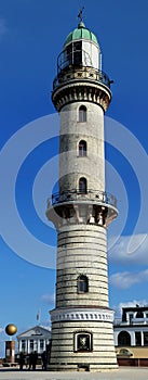 Lighthouse in WarnemÃÂ¼nde (Germany)