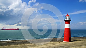 Lighthouse. Westkapelle, Netherlands