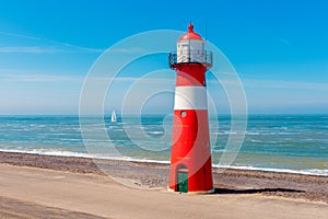 Lighthouse in Westkapelle Zeeland Netherlands