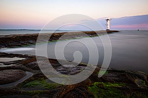 Lighthouse windmill Stawa Mlyny, Swinoujscie, Baltic Sea - Poland