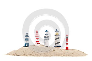 Lighthouses at the beach