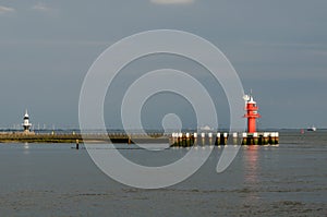 Lighthouses in Brunsbuettel