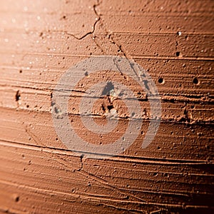 The lighting accentuates the depth and texture adding dimension to the