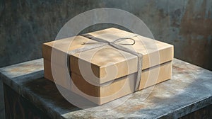 lighting box on table