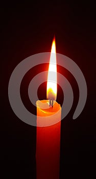 Lighting candle  photography in dark background