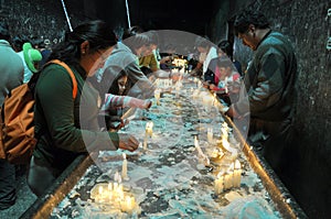 Lighting Candles For New Years