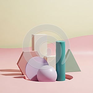 The lighting casts subtle shadows, adding depth and dimension to the scene